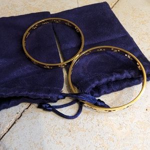 Two Tory Burch matching bangles
